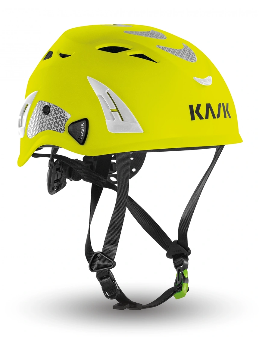 Yellow Kask Superplasma HD Hi-Viz Safety Helmet | ANSI Z89.1 Type I, Class C, HT-LT