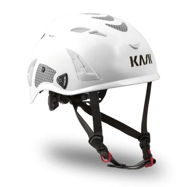 White Kask Superplasma HD Hi-Viz Safety Helmet | ANSI Z89.1 Type I, Class C, HT-LT