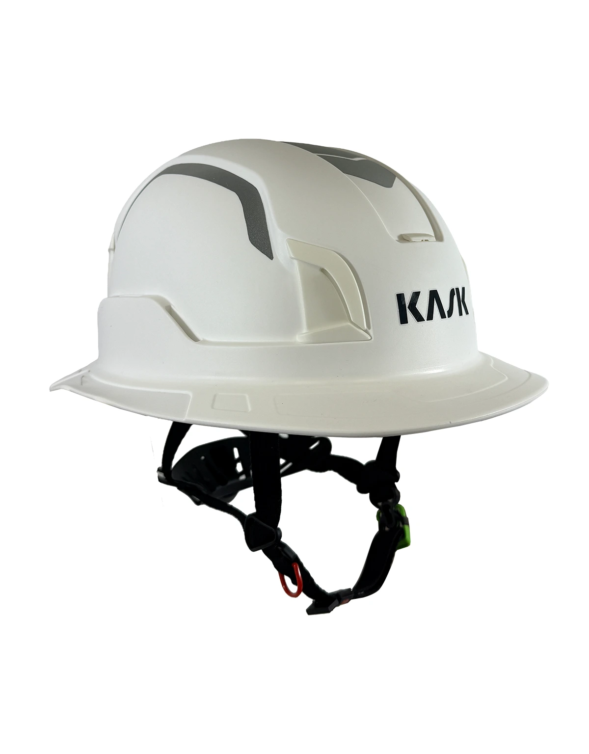 White Kask Zenith X2 Hi-Viz Full Brim, FR (Flame Resistant) Safety Helmet