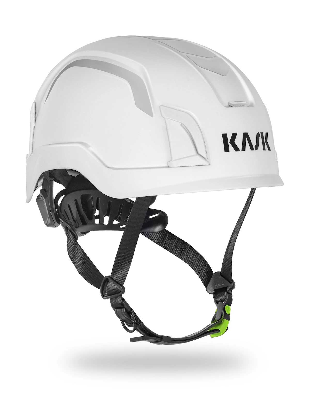 White with Reflectors Kask Zenith X2 Hi-Viz Safety Helmet | ANSI Z89.1 Type I/Type II, Class E, HT-LT
