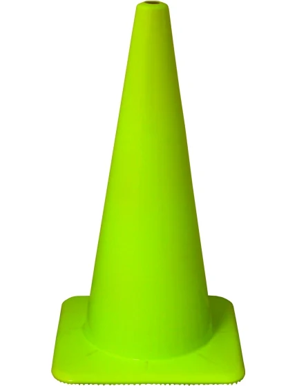 Lime, 28\", 7lb, Flow Molded Traffic Cone