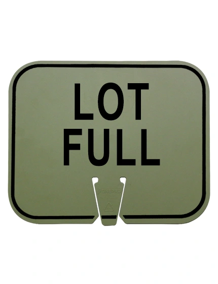 Lot Full Clip On Sign Lime
