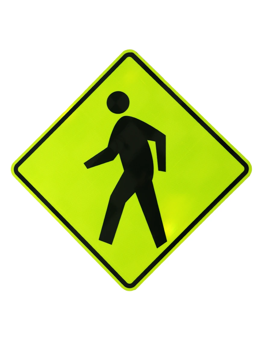 Pedestrian Crossing Symbol Signs W11 2
