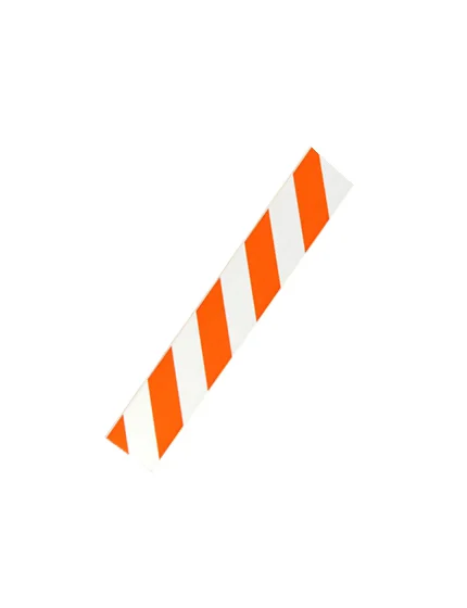 4\u0027 Plastic Rail w/ High Intensity (Hi) Reflective Sheeting On One (1) Side \u0026 Custom Lettering On Both Sides