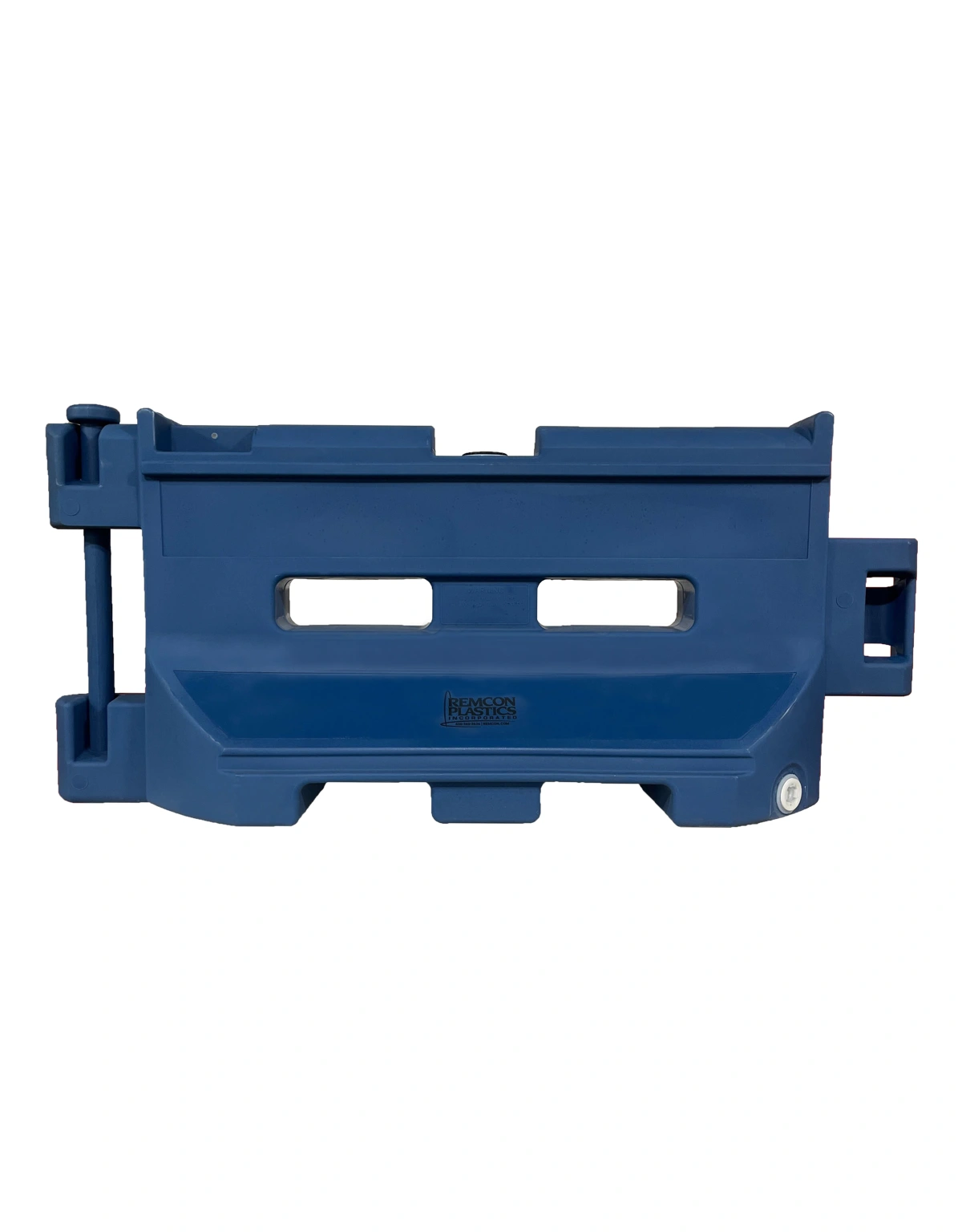 Dark Blue 36\" X 72\" Water Fillable, Interlocking Construction Barrier