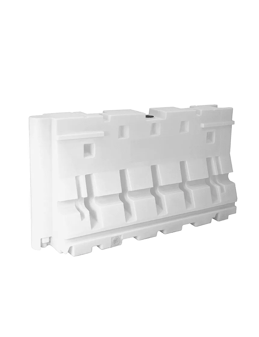 White 100 lbs Jersey Style Barricade