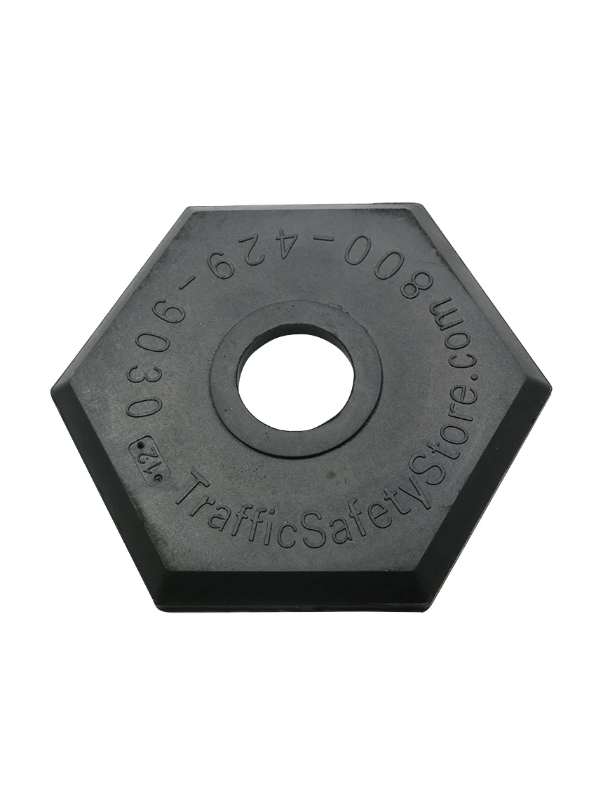 12 lbs Base For Delineator Tubes \u0026 Posts (Base Only, No Tube)