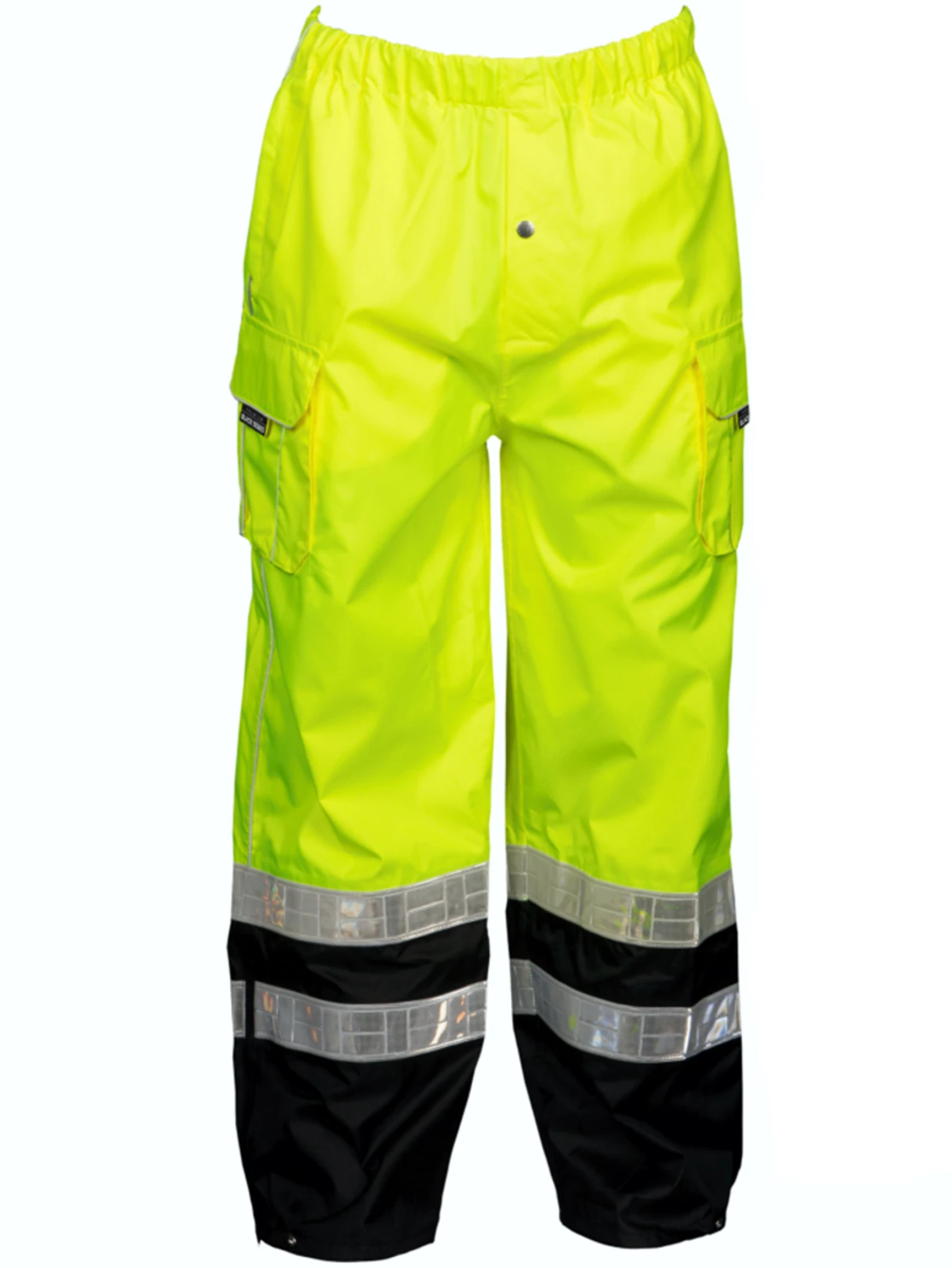 Lime, Premium Black Series, Class E Rainwear Pants, L-XL