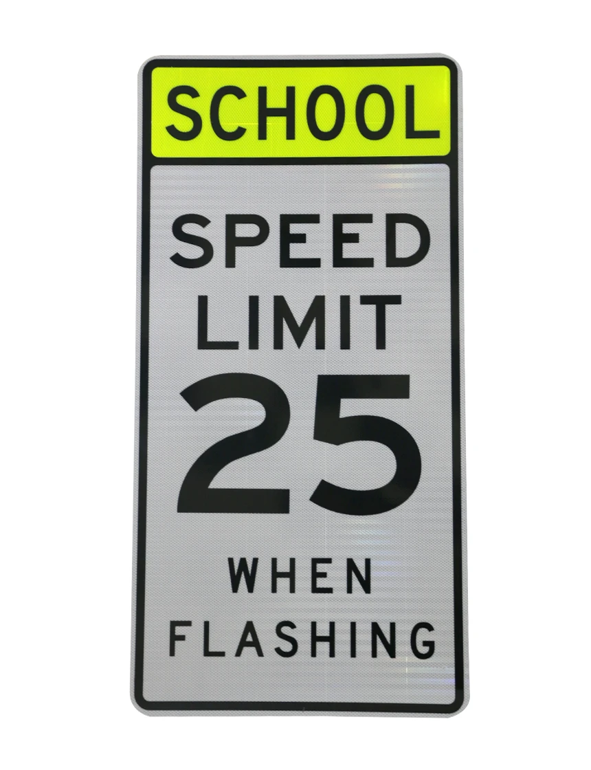 School Speed Limit 25 Signs S5 1