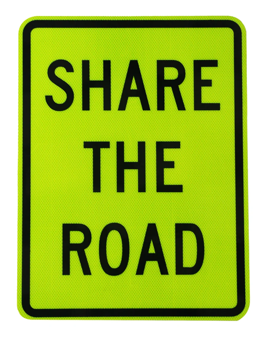 Share The Road Signs W16 1P
