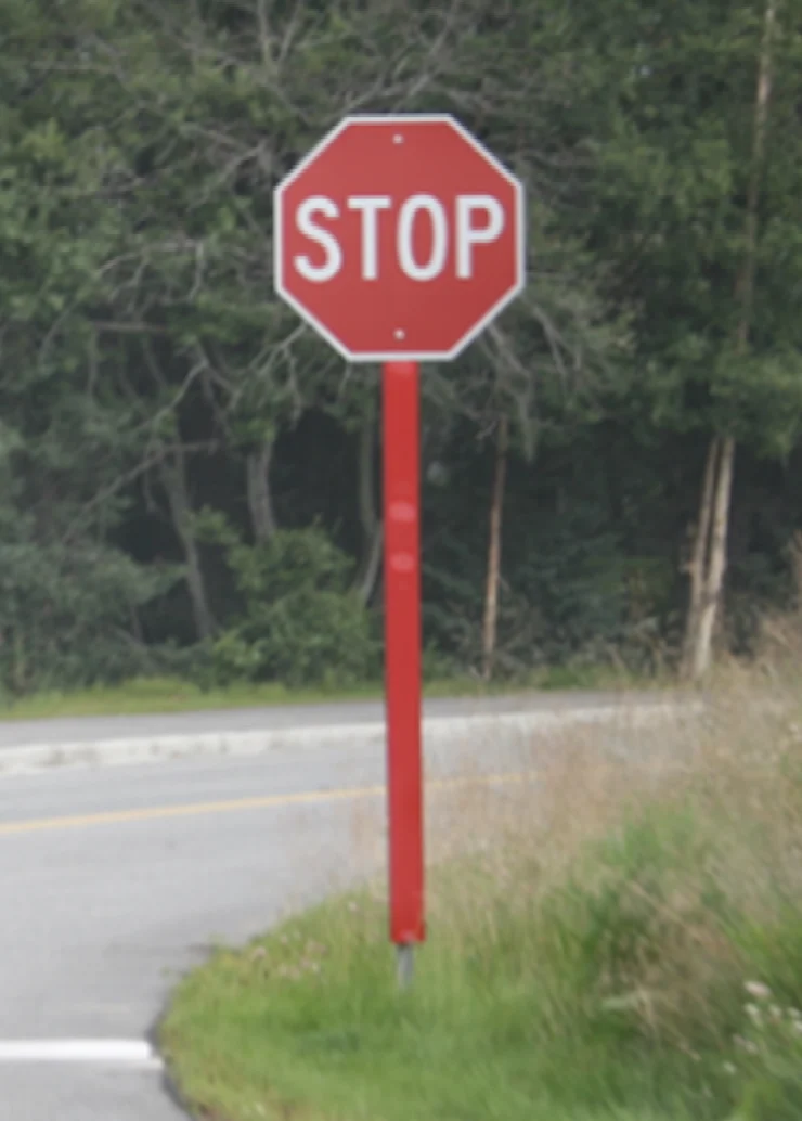 High Intensity (HI) Red Reflector on .080 Gauge Aluminum for Sign Posts, 3\" Wide x 72\" Tall