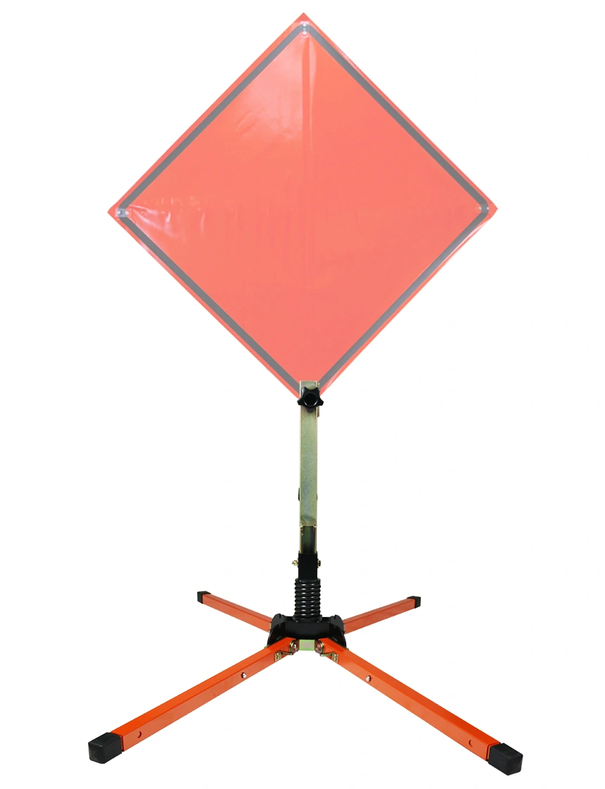 Single Spring Sign Stand w/ Universal Bracket