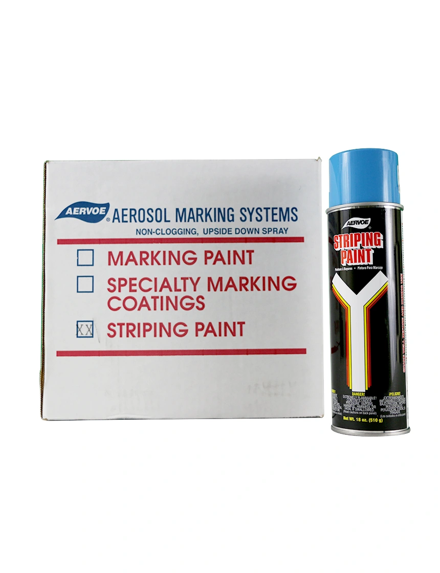 Blue Solvent Based, Striping Paint (Case of 12)