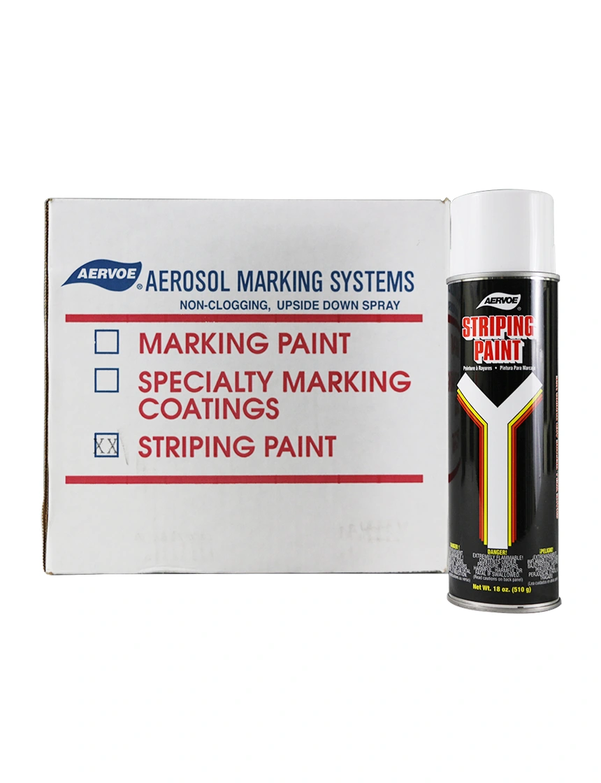 White Solvent Based, Striping Paint (Case of 12)
