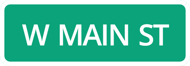 street signs 18 flat 080 aluminum standard