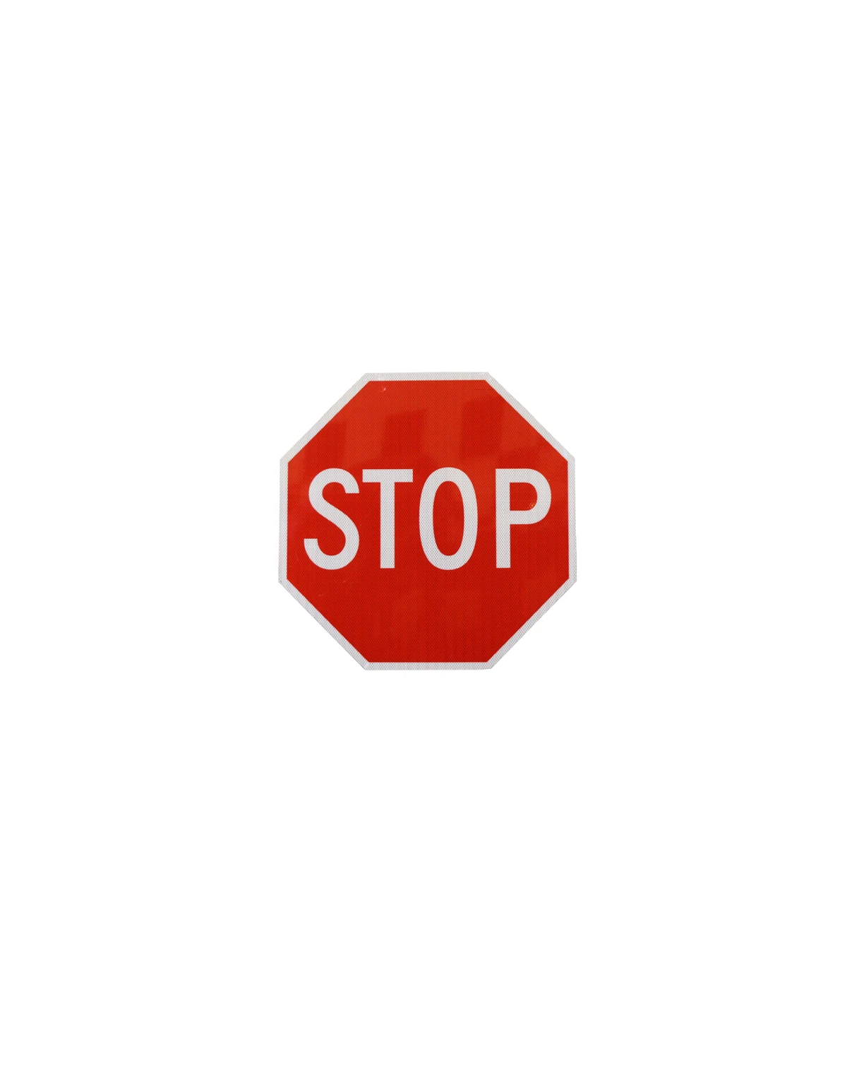 18\" X 18\" Stop Sign w/ HI Sheeting, 3 Mil Acm