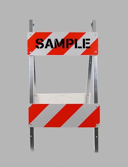 Economy Wood and Steel Folding Barricade