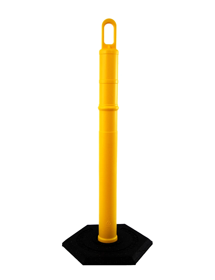 42\" YELLOW Looper Tube with 18 lb Base