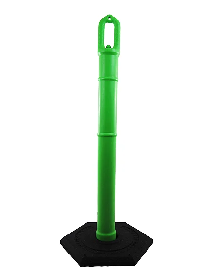 42\" GREEN Ringtop Tube with 12 Lb. Base