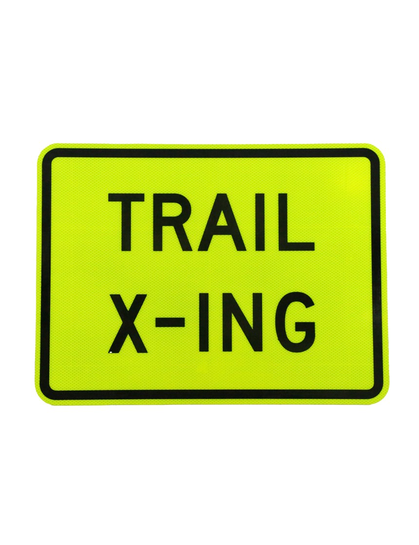 Trail Crossing Signs W11 15P