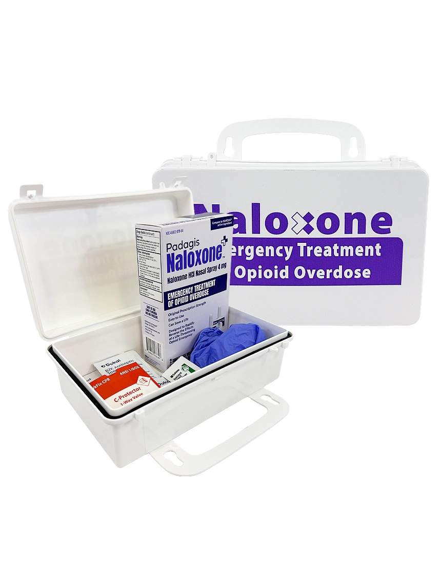 Two (2) Dose Opioid Overdose Response Kit with Naloxone Nasal Sprays