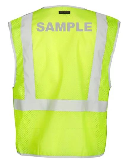 Lime Brilliant Series Breakaway Mesh Vest