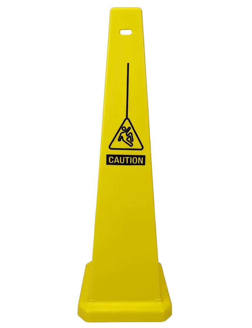 36\" Yellow Lamba Cone - Caution