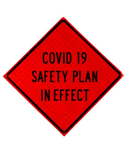 36\" Heavy Duty, Reflective Roll-Up Sign