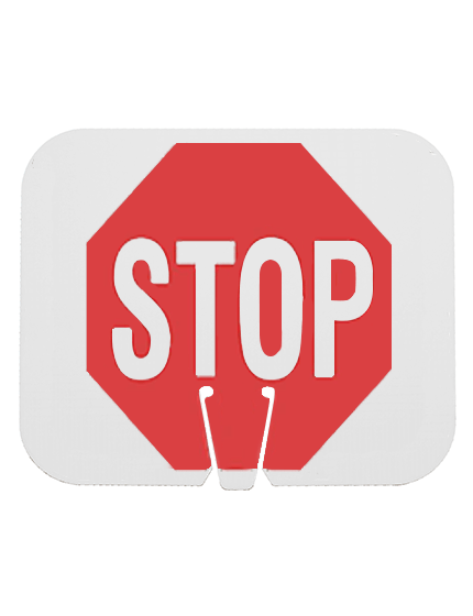 Horizontal, Reflective, Clip-On-Sign