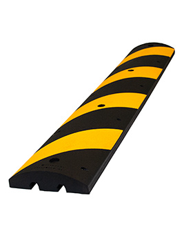 Moveable Rubber Plastic Speed Bump Sign Traffic Road Safety Cable Protector NEW 
