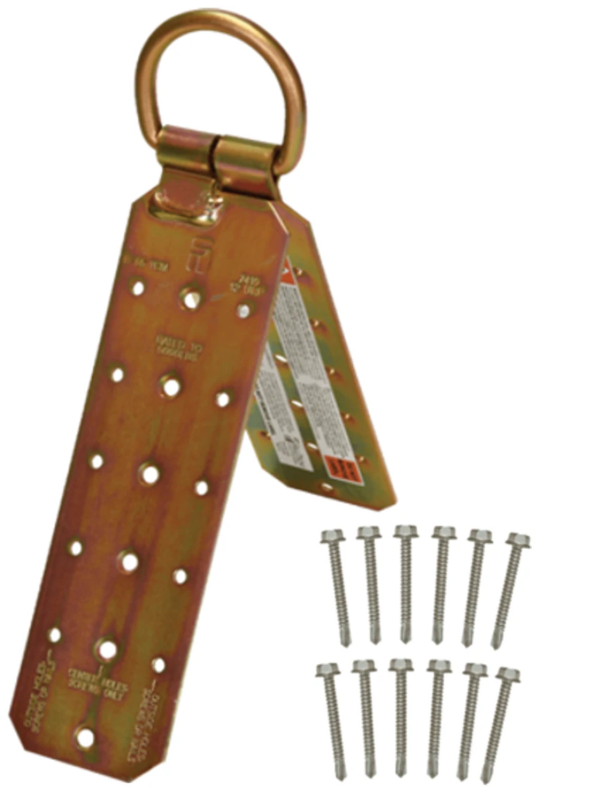 FallTech Hinged Reusable Anchor for Steel Deck and Metal Roofing