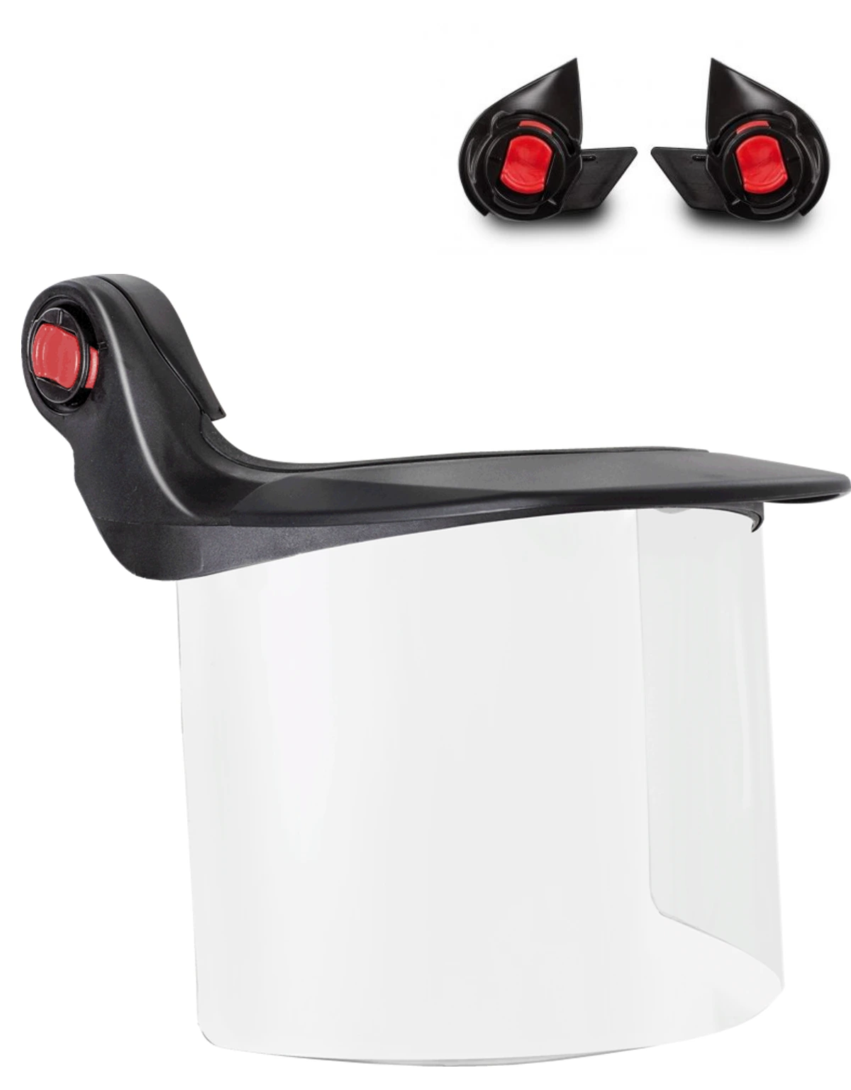 Kask Full-Face Shield Kit For Zenith X, X2 \u0026 Primero Helmets (Brim Kit \u0026 Clear Face Shield)