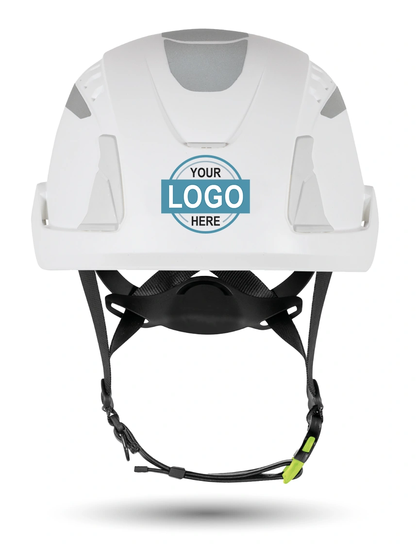 White Kask Primero Air Reflective Safety Helmet w/ Full Color Graphic | ANSI Z89.1 Type 1, Class C, HT-LT
