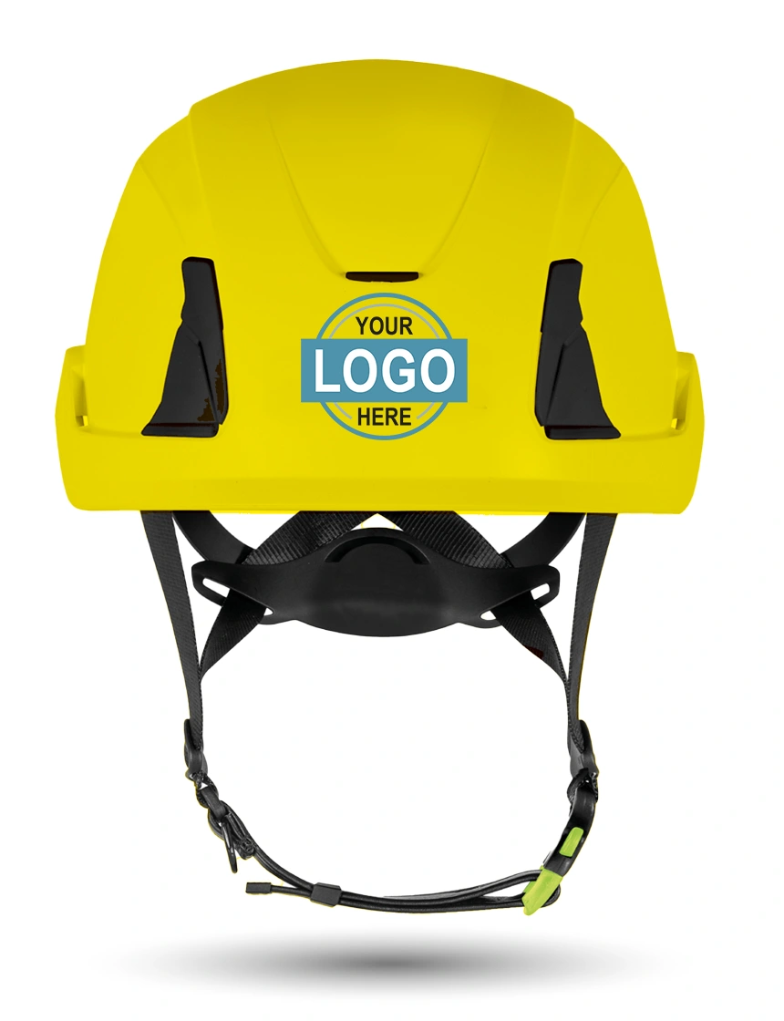 Yellow Kask Primero Safety Helmet w/ Full Color Graphic | ANSI Z89.1 Type 1, Class E, HT-LT