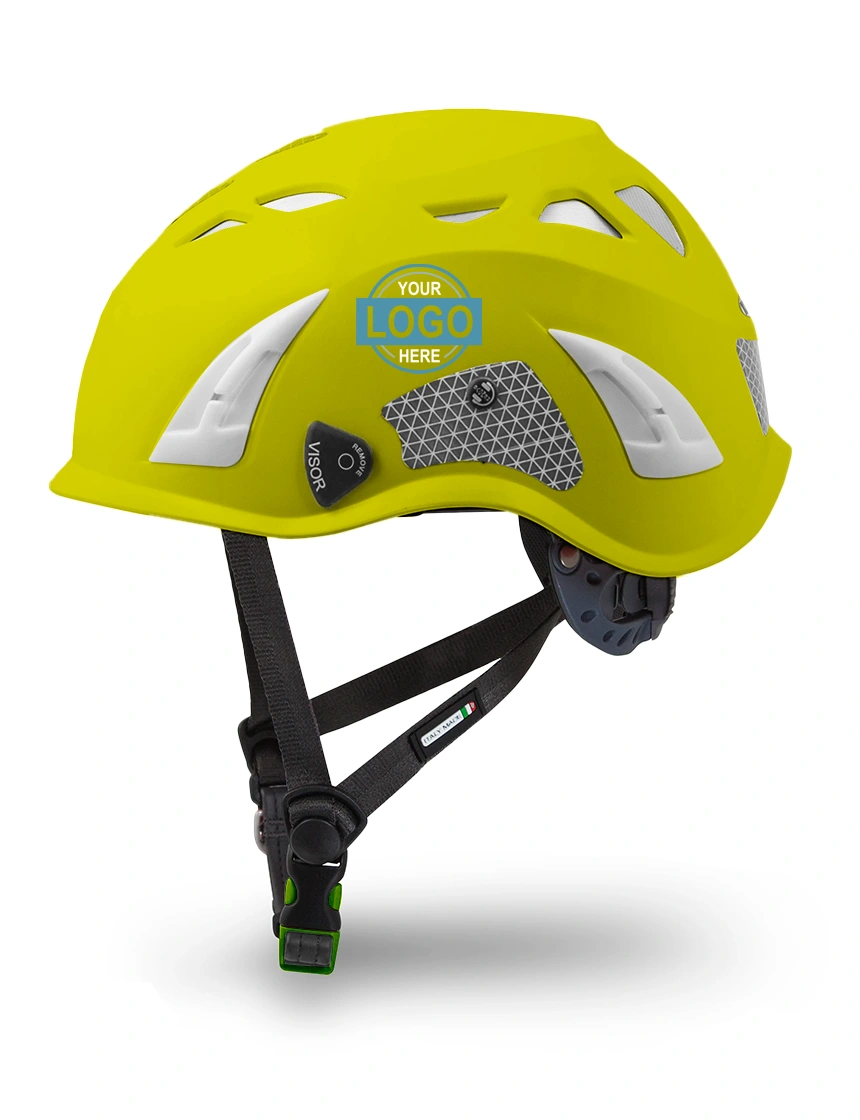 Yellow Kask Superplasma HD Hi-Viz Safety Helmet w/ Full Color Graphic | ANSI Z89.1 Type I, Class C, HT-LT