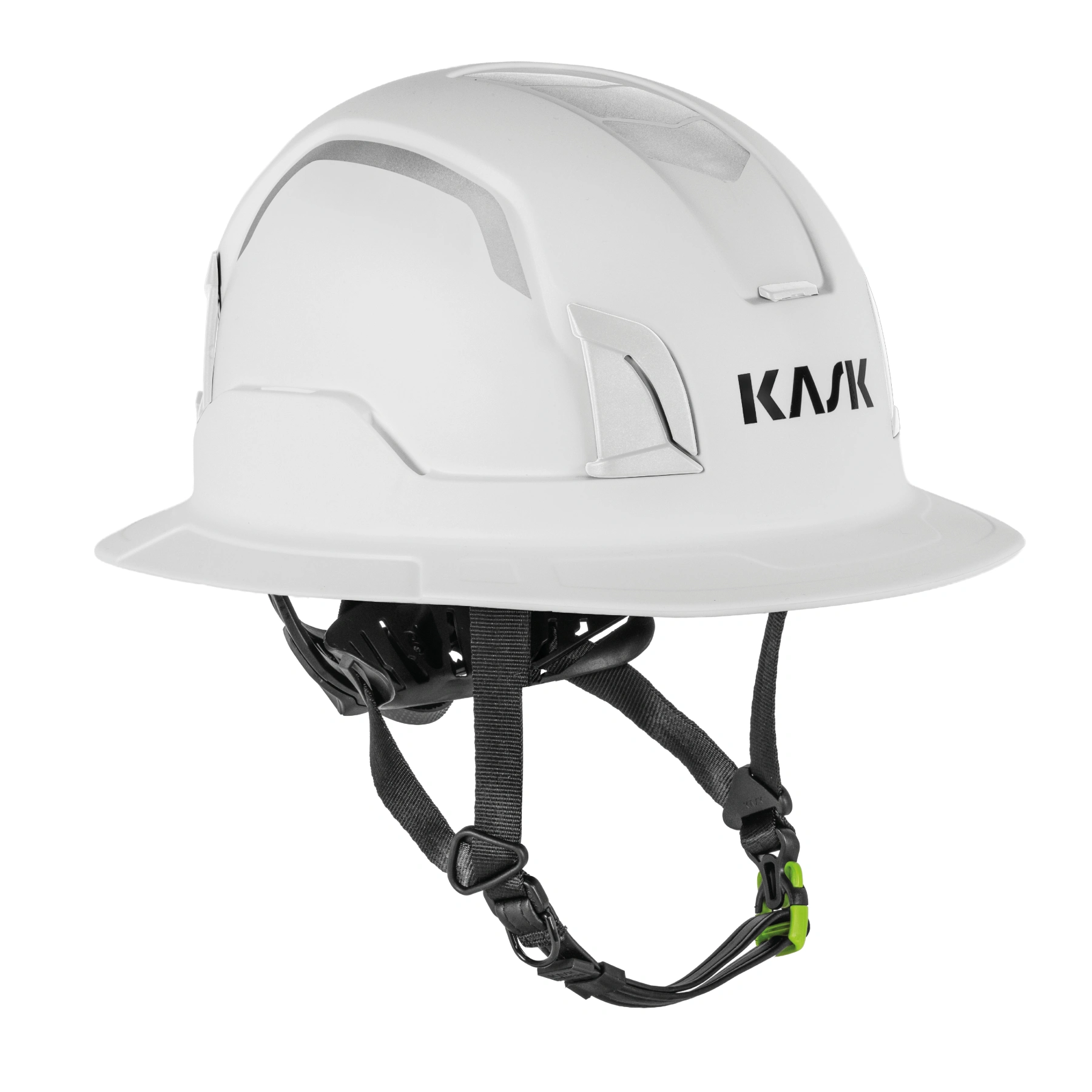 Kask Zenith X2 ‘Full Brim’ Safety Helmet White with Reflectors 