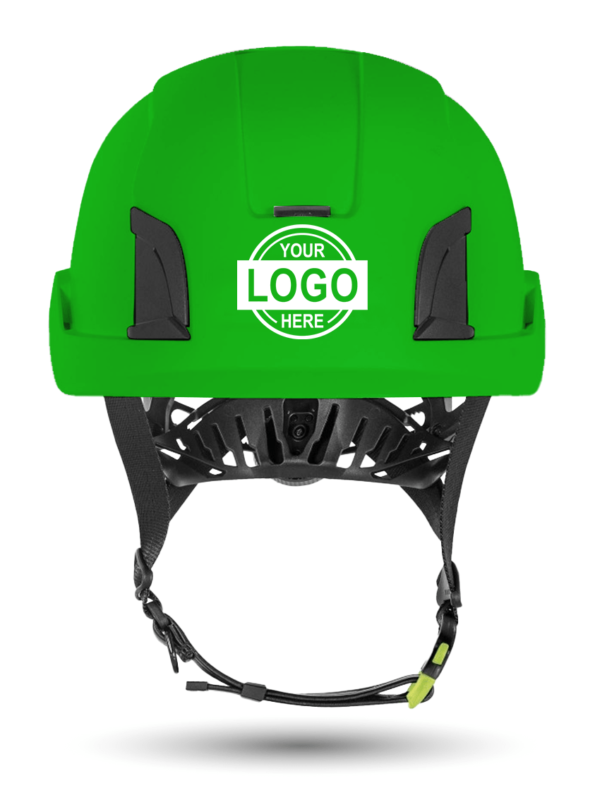 Green Kask Zenith X2 Safety Helmet w/ Single Color Graphic | ANSI Z89.1 Type I/Type II, Class E, HT-LT