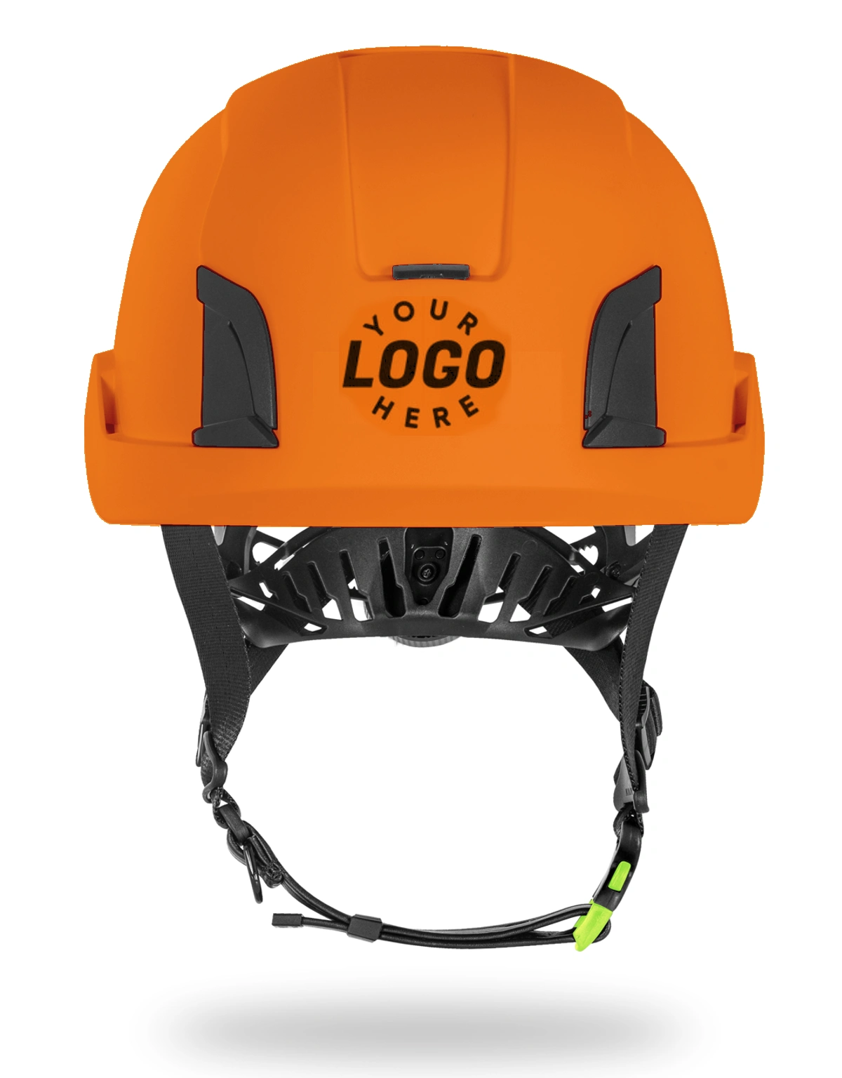 Orange Kask Zenith X2 Helmet with Custom Helmet Logo