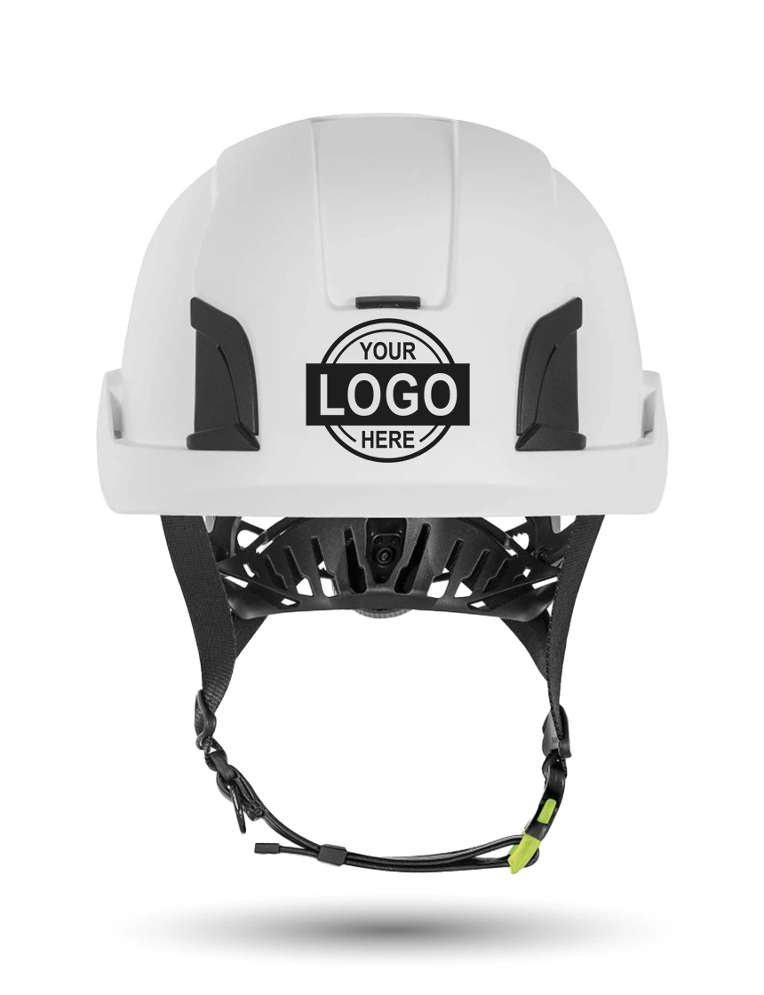 White Kask Zenith X2 Safety Helmet w/ Single Color Graphic | ANSI Z89.1 Type I/Type II, Class E, HT-LT