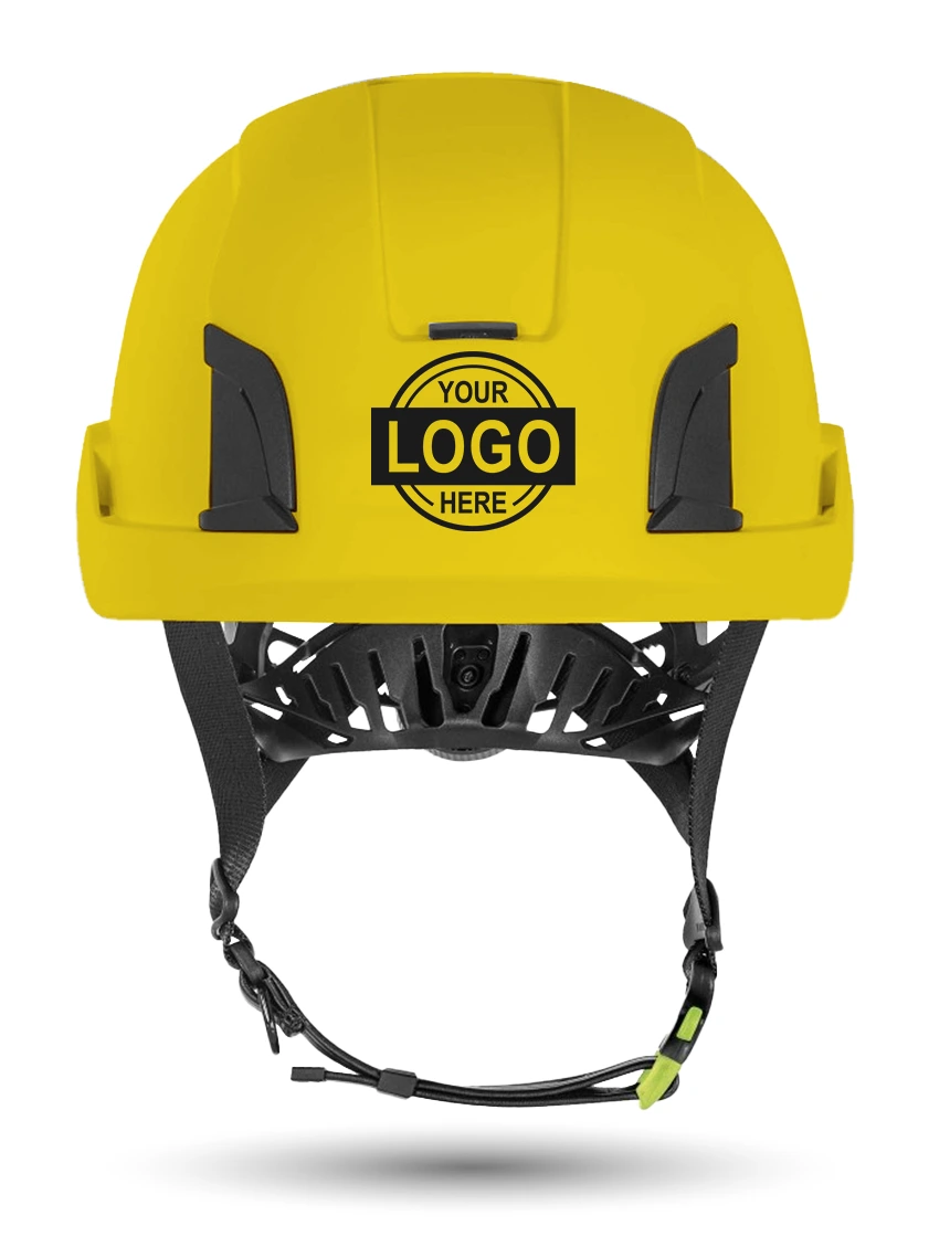 Yellow Kask Zenith X2 Safety Helmet w/ Single Color Graphic | ANSI Z89.1 Type I/Type II, Class E, HT-LT