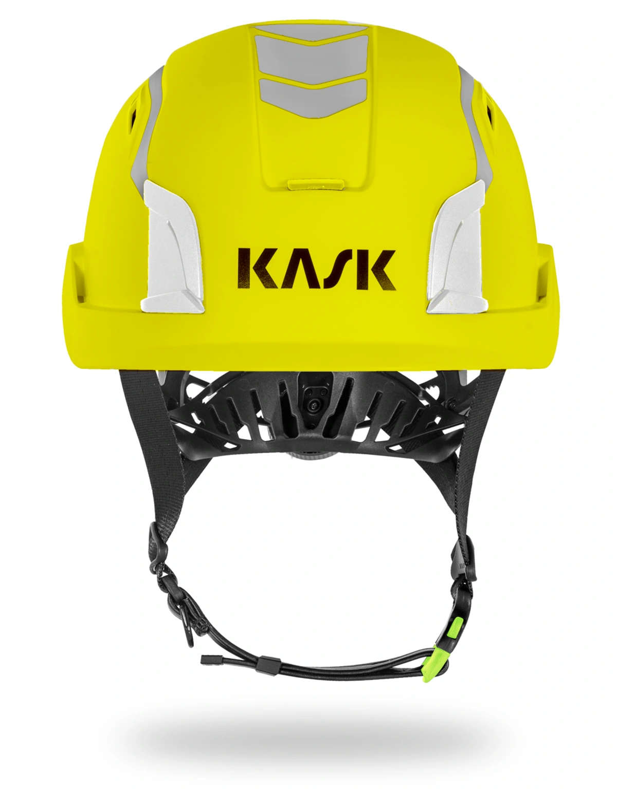 Kask Zenith X2 HI VIZ Helmet - Lime with Reflectors