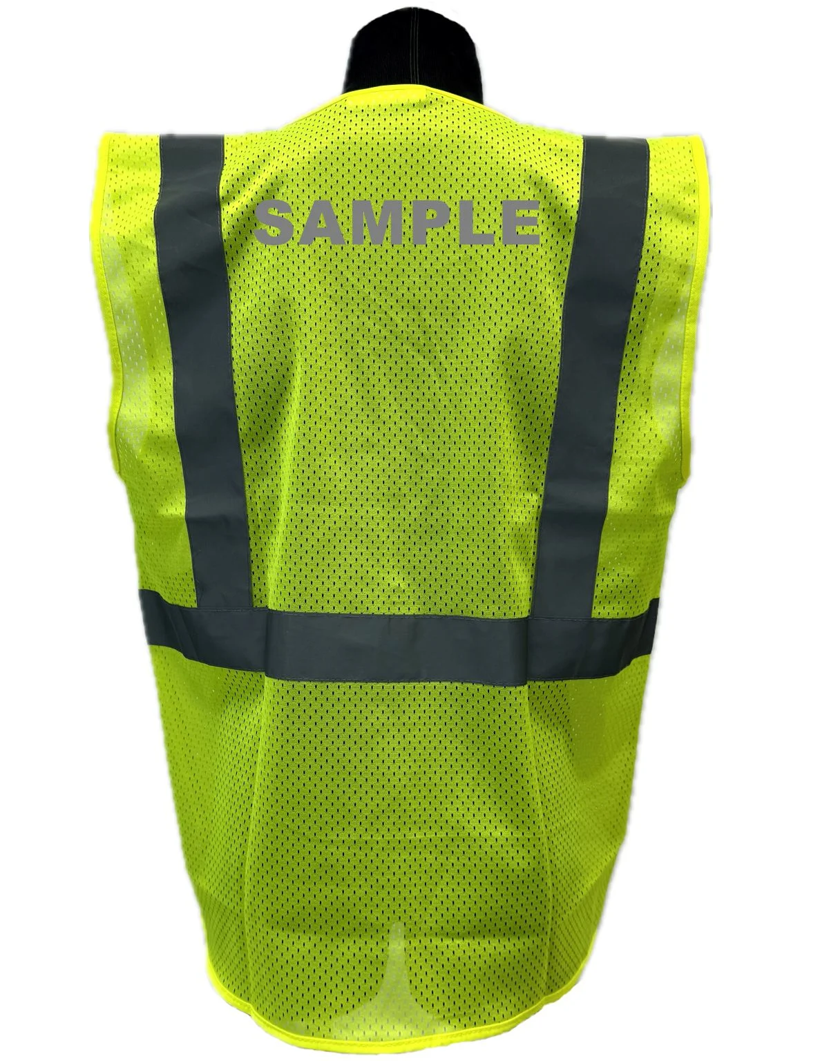 Liberty Safety Hivizgard Class 2 Economy Vest, Large w/Custom Reflective Text