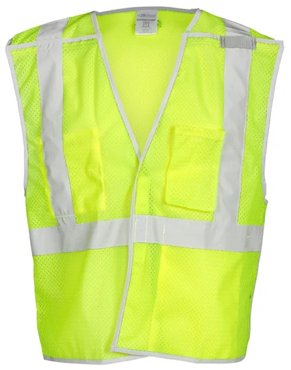 Lime Brilliant Series Breakaway Mesh Vest