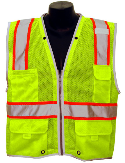 LIME Brilliant Series Heavy Duty Mesh Vest