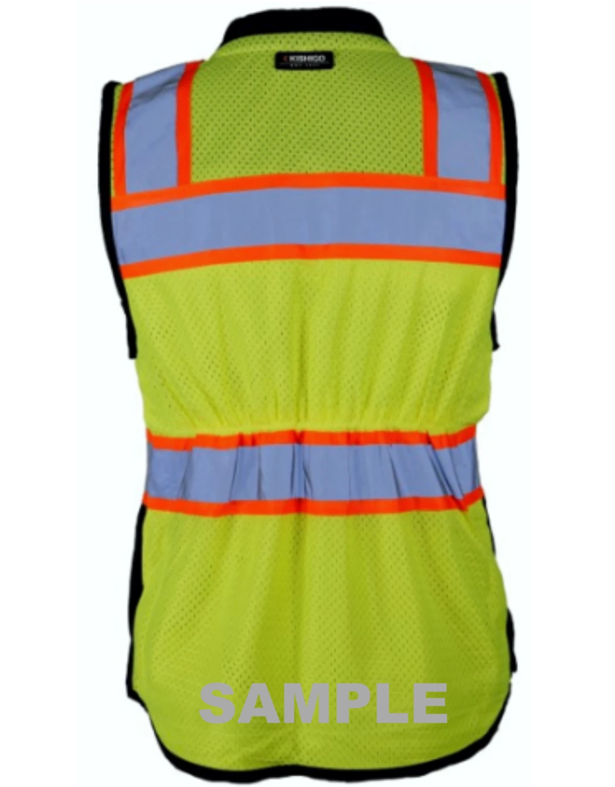 Kishigo Women\u0027s Heavy Duty Surveyors Vest, Small, with Reflective Custom Lettering