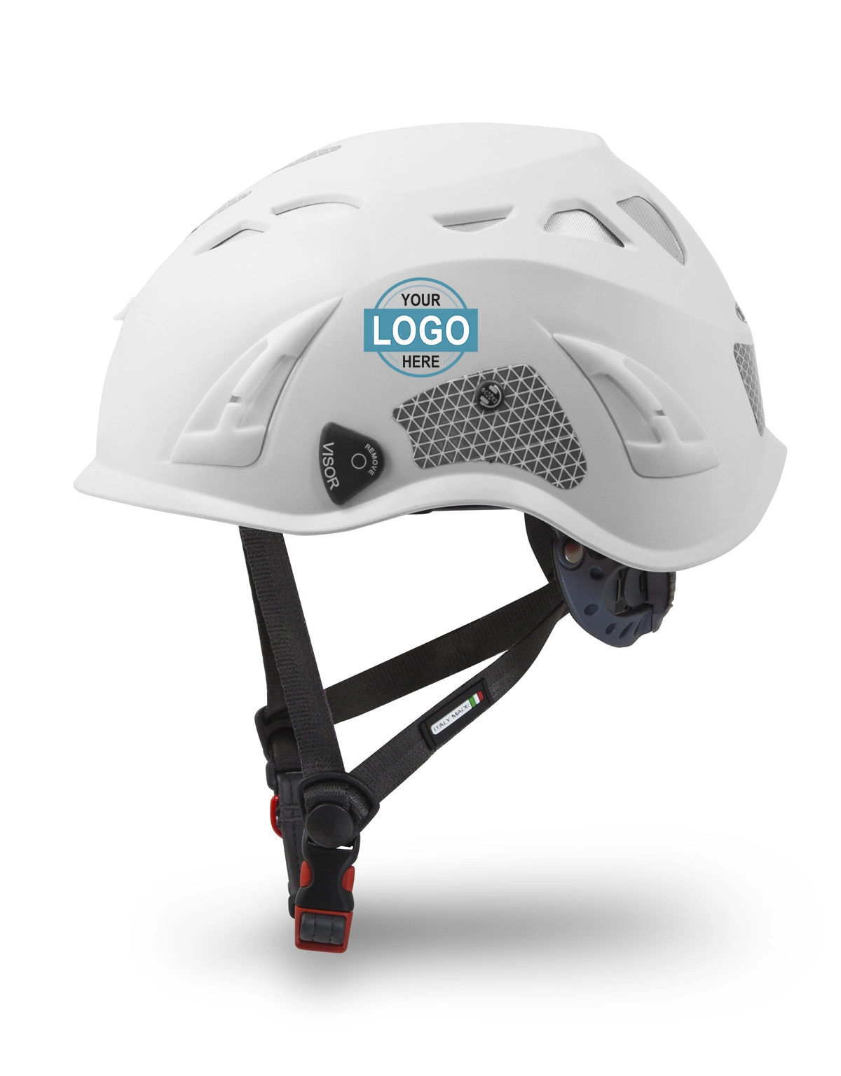 Kask Superplasma HD Hi Viz Helmet, White with Full Color Graphic