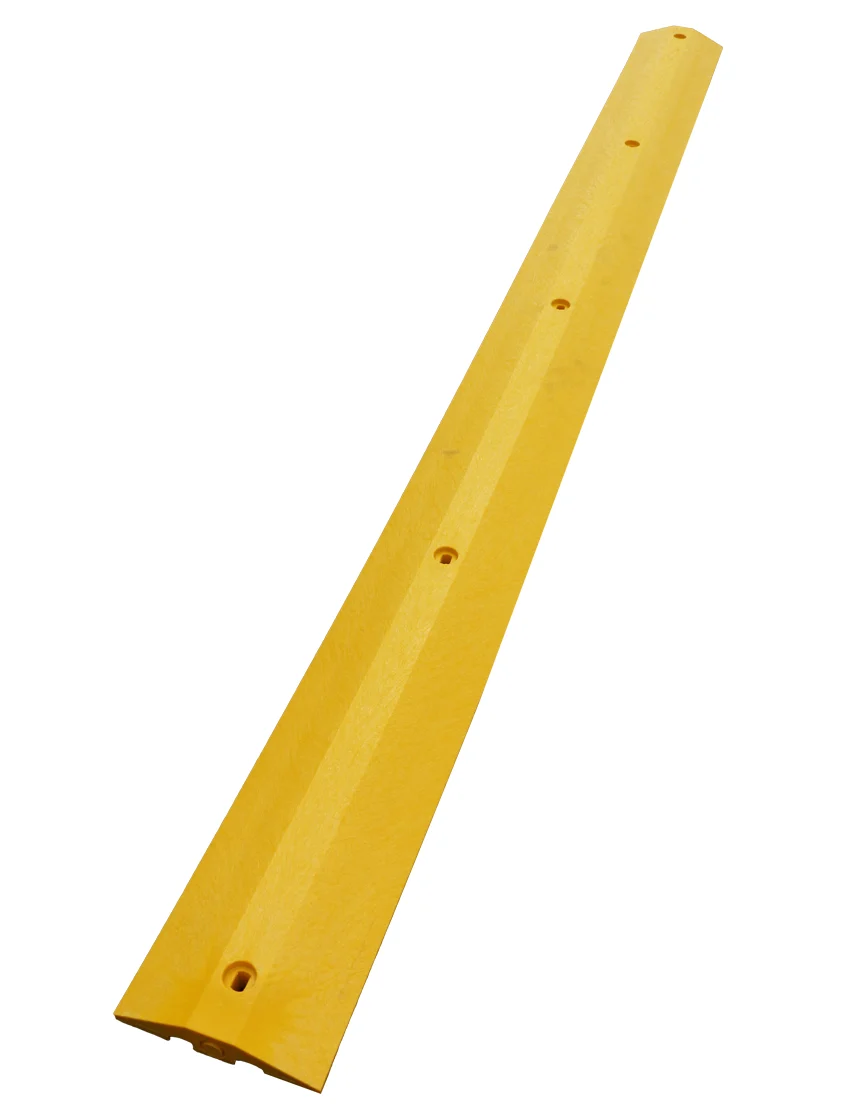 10\u0027 Yellow \u0027Economy\u0027 Recycled Plastic Speed Bump with No Mounting Hardware