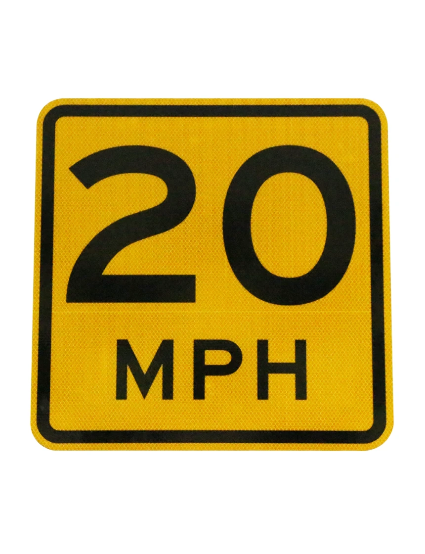20 MPH Signs (W13-1)