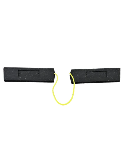 24\" Rubber Wheel Chocks (56 lbs. per pair)