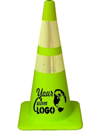 28\" Lime Traffic Cones 